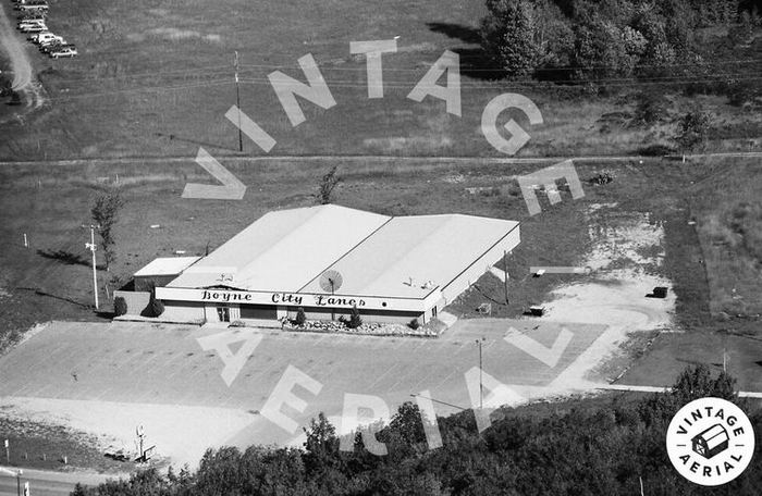 BC Lanes & The Venue Sports Bar and Grill (Boyne City Lanes) - Vintage Aerial